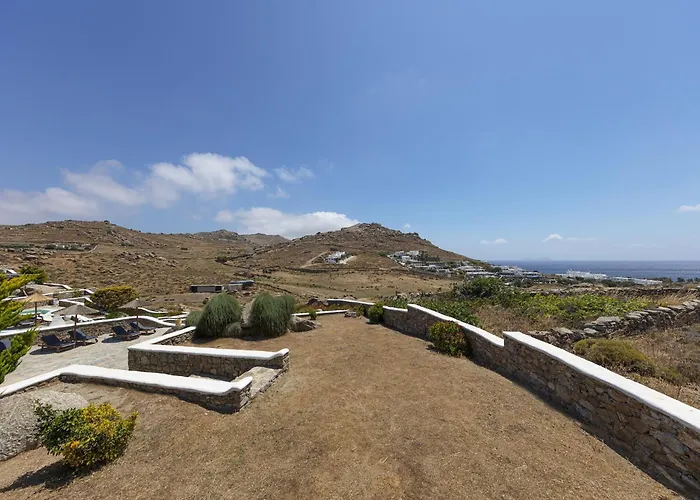 Villa In Mykonos With Sea View And Pool Kalafatis