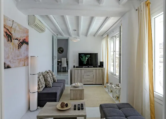 In Mykonos With Sea View And Pool Villa