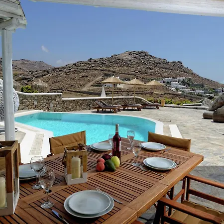 In Mykonos With Sea View And Pool Kalafati