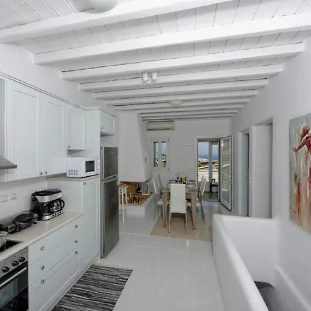 In Mykonos With Sea View And Pool Kalafatis