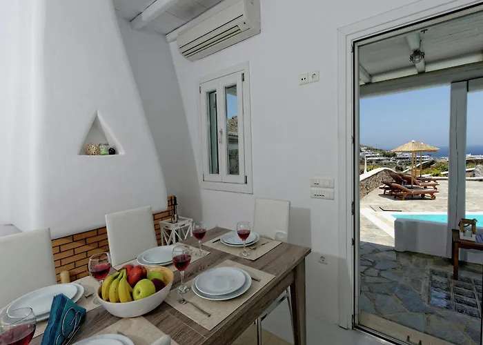 In Mykonos With Sea View And Pool Vila